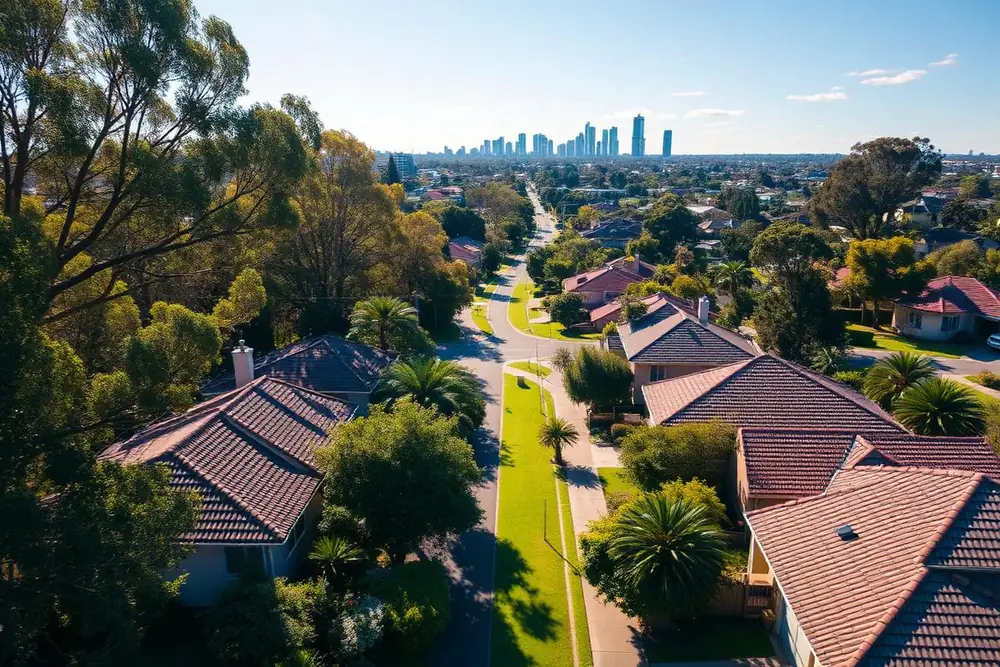 Aerial view of Brisbane suburbs and surrounding service areas covered by PCG Experts carpet cleaning