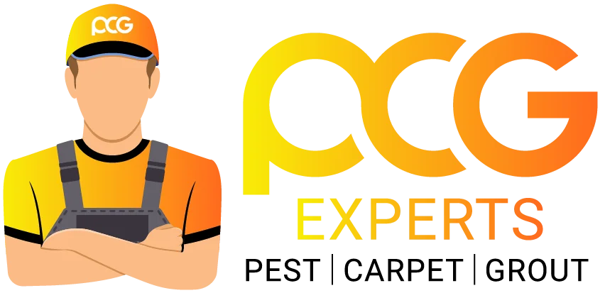 PCG Experts pest, carpet and grout cleaning logo